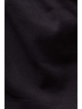 Esprit T-Shirt One-Shoulder-Top in verkürzter Länge (1-tlg)