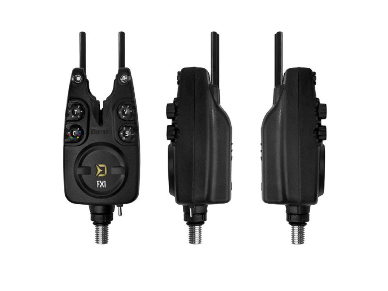 Delphin.sk elektronischer Bissanzeiger Bissanzeiger FX1 elektronisch 7 Farben mit Snag Ears + Schutzkappe, (1-St), Absolut Wasserdicht, mit Schutzkappe und 7 Farben frei Einstellbar
