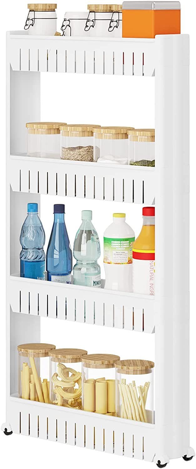 Woltu Küchenregal, 1-tlg., Nischenregal Schrank Schieberegal günstig online kaufen