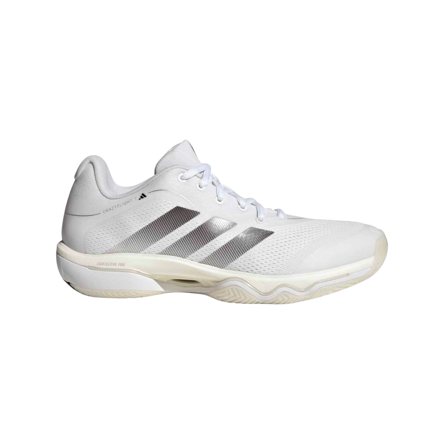 adidas Performance Hallen-Indoorschuhe CrazyFlight 7 weiss/silber Herren Badmintonschuh