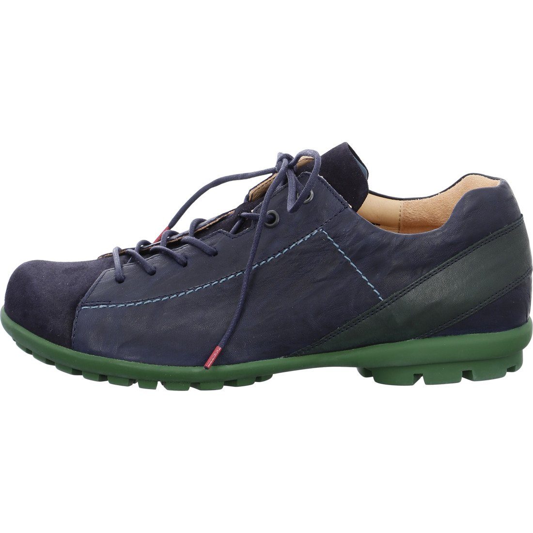 Think! Think! Schuhe, Schnürschuh Kong - Schnürschuh 050037 Herren Leder blau