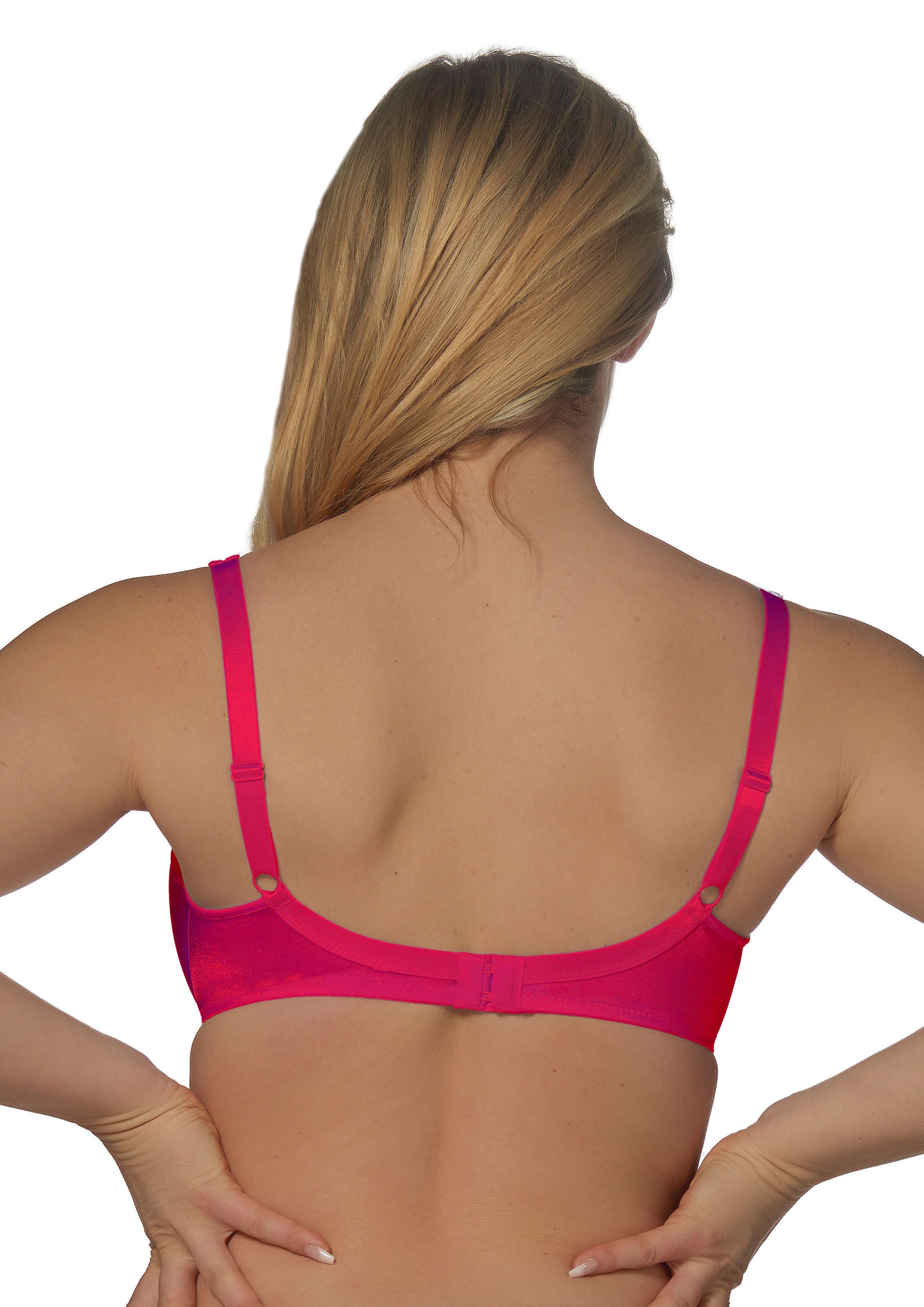 Elbrina Bügel-BH Spacer Bra vorgeformte Cups, breite Träger, mit Bügel, mit Spitze, feminin – Bild 3 von 5