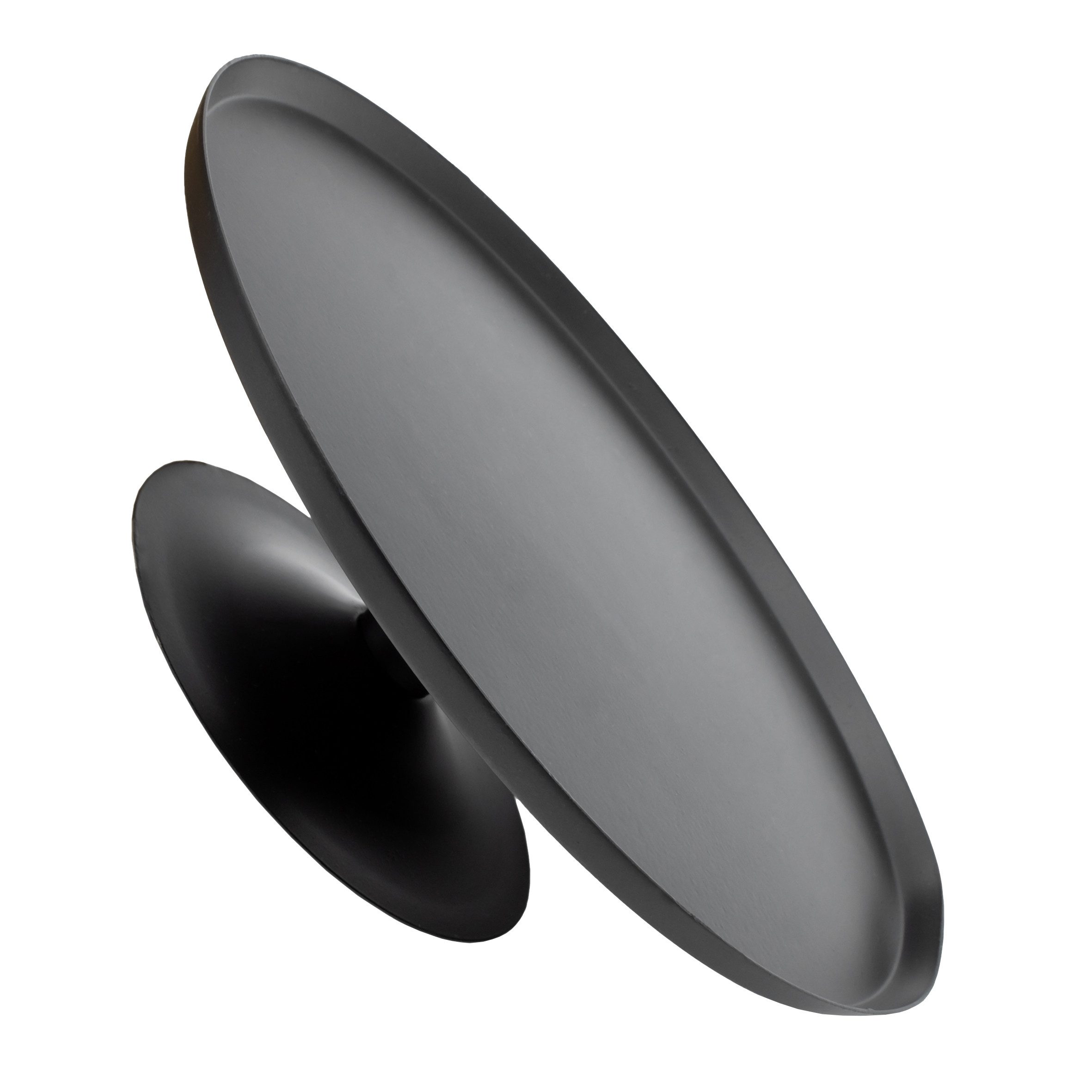 Spetebo Servierständer Metall Deko Tischpodest rund schwarz mit Fuß - Ø 23 cm, metall, (Anzahl, 1-tlg., Stück), wiederverwendbar