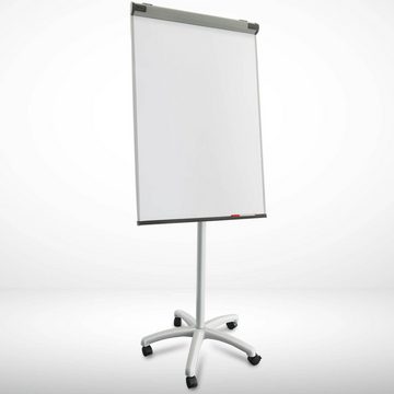 Master of Boards Standtafel Mobiles Flipchart Piranha, 67 x 105 cm, Schreibtafel, Sternfuß