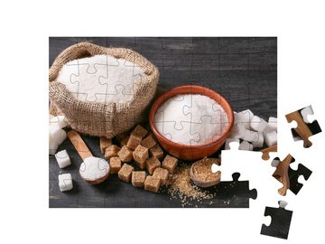 puzzleYOU Puzzle Eine Auswahl an Zucker, 48 Puzzleteile, puzzleYOU-Kollektionen Essen und Trinken