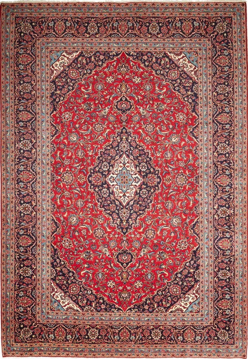 Orientteppich Keshan Ardekan 246x353 Handgeknüpfter Orientteppich / Perserteppich, Nain Trading, rechteckig, Höhe: 12 mm