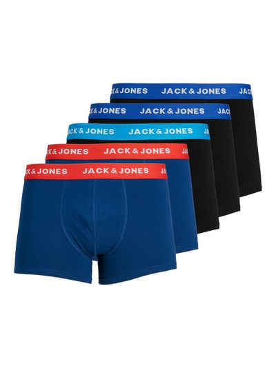 Jack & Jones Boxershorts Boxershorts 5er-Pack Basic Set Trunks Unterhosen JACLEE (5-St) 6819 in Dunkelblau