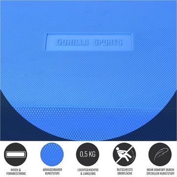 GORILLA SPORTS Balance Pad Balance Pad, 47x40x5,5cm, für Gleichgewicht und Koordination, Farbwahl