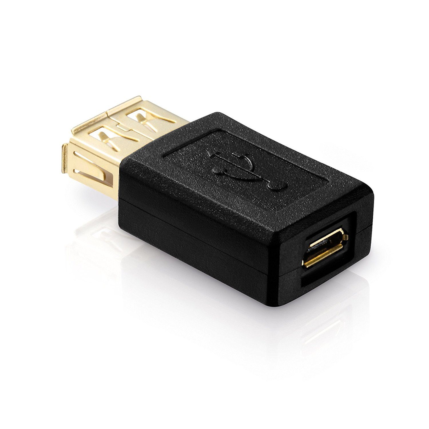 adaptare adaptare 41110 USB 2.0-Adapter Micro-USB-Buchse auf USB-Buchse Typ A USB-Kabel