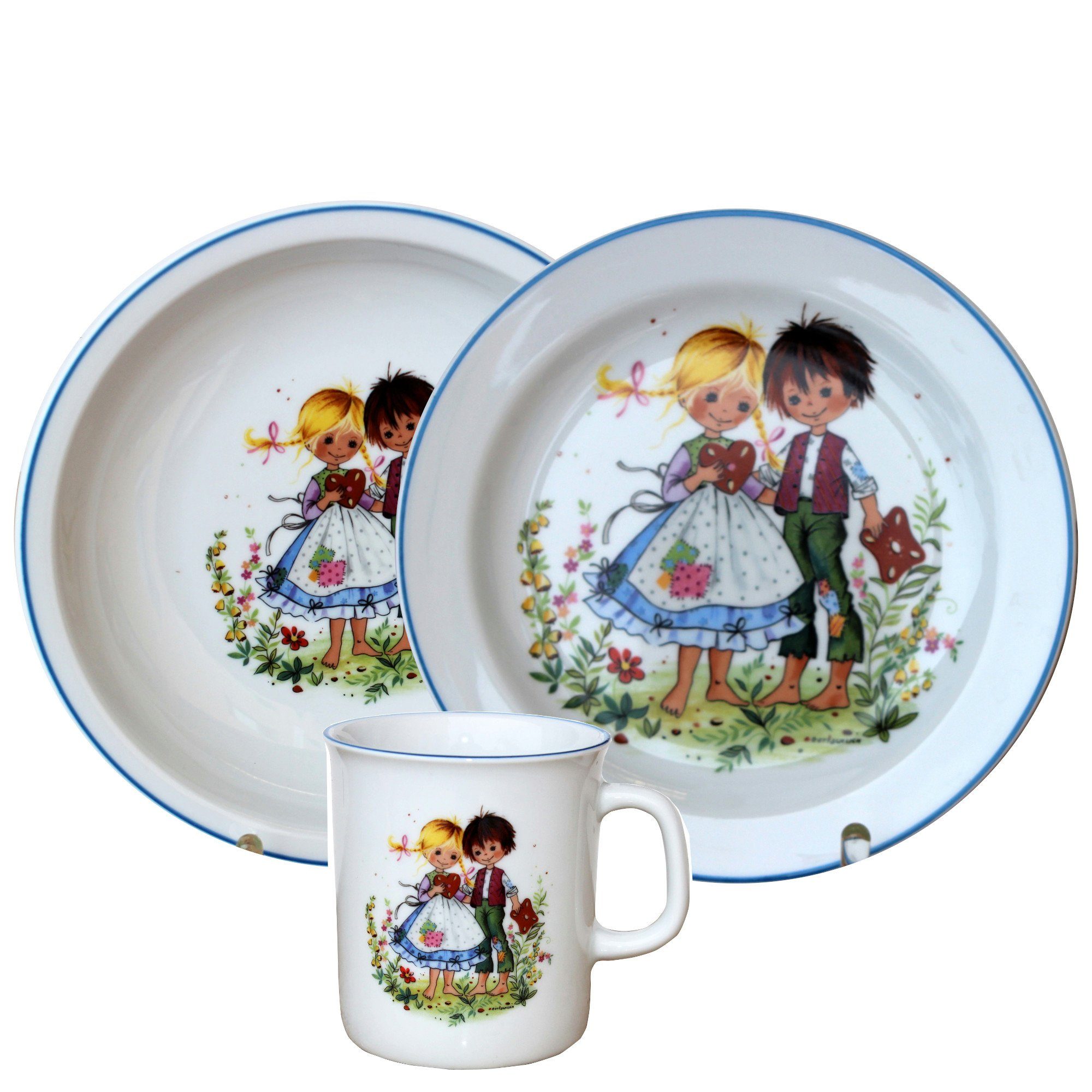 teilig Kindergeschirr & Porzellan 3 Hänsel L.E.R.D.93 Kindergeschirr-Set Gretel, Porzellan Set Kindergeschirr teilig Porzellan, Gretel Set und modernes 3 Hänsel