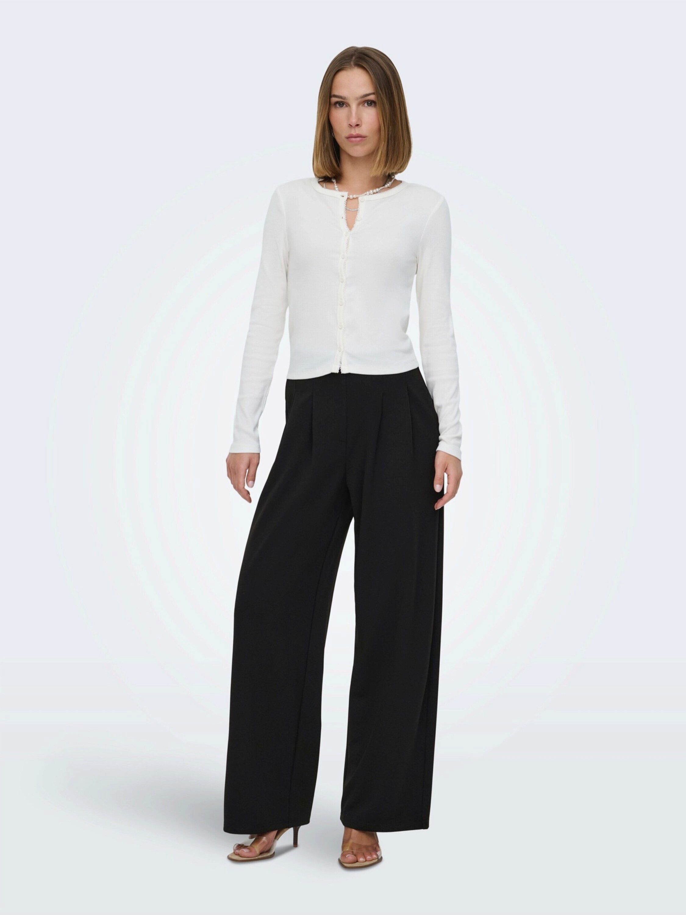 ONLY Bundfaltenhose ONLCECILIA (1-tlg) Drapiert/gerafft