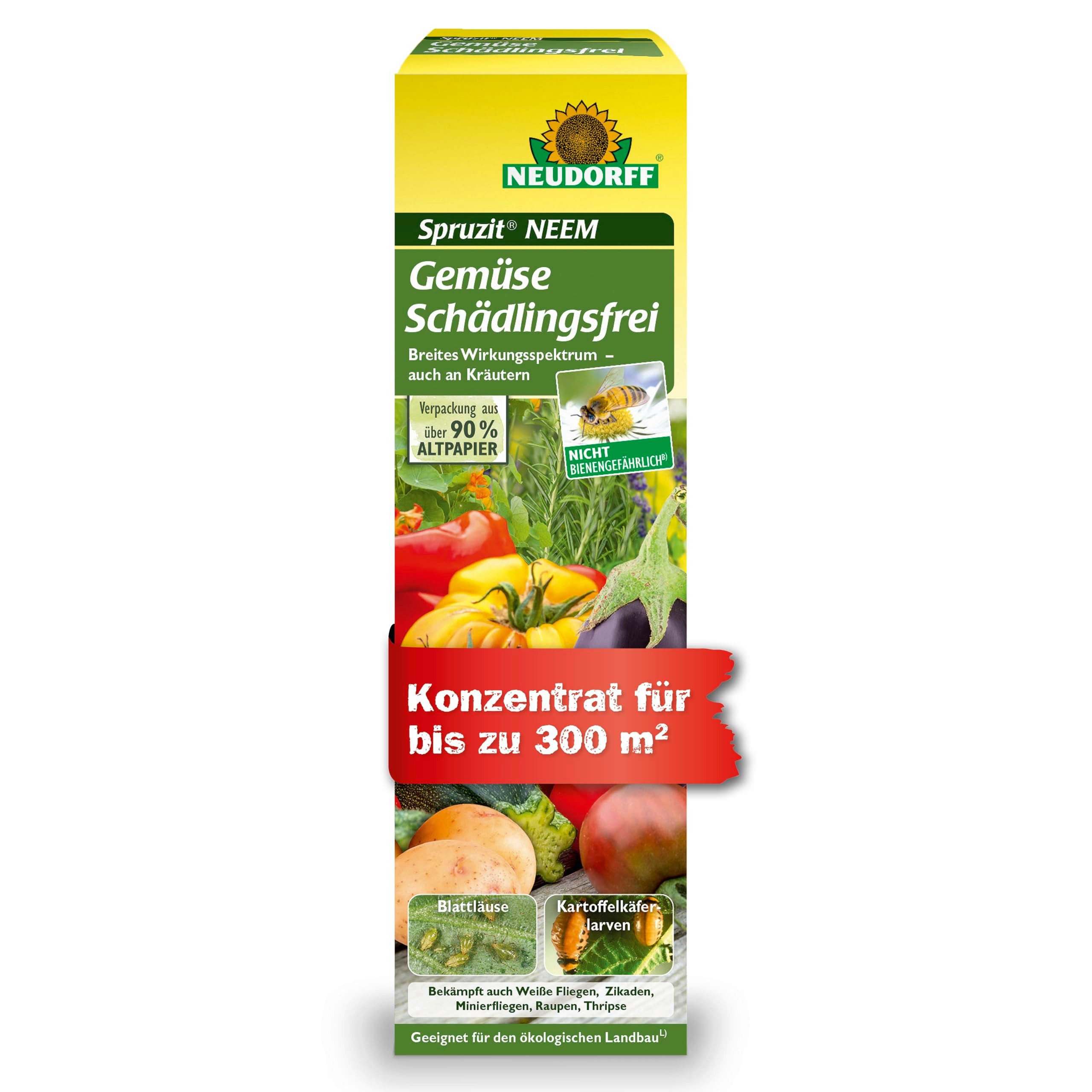 Insektenspray Spruzit NEEM GemüseSchädlingsfrei 75 ml für 300 m²