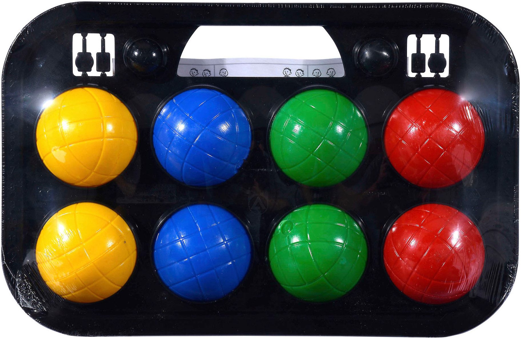 SIMBA Spiel Boccia Spiel Tragekorb, Made in Europe