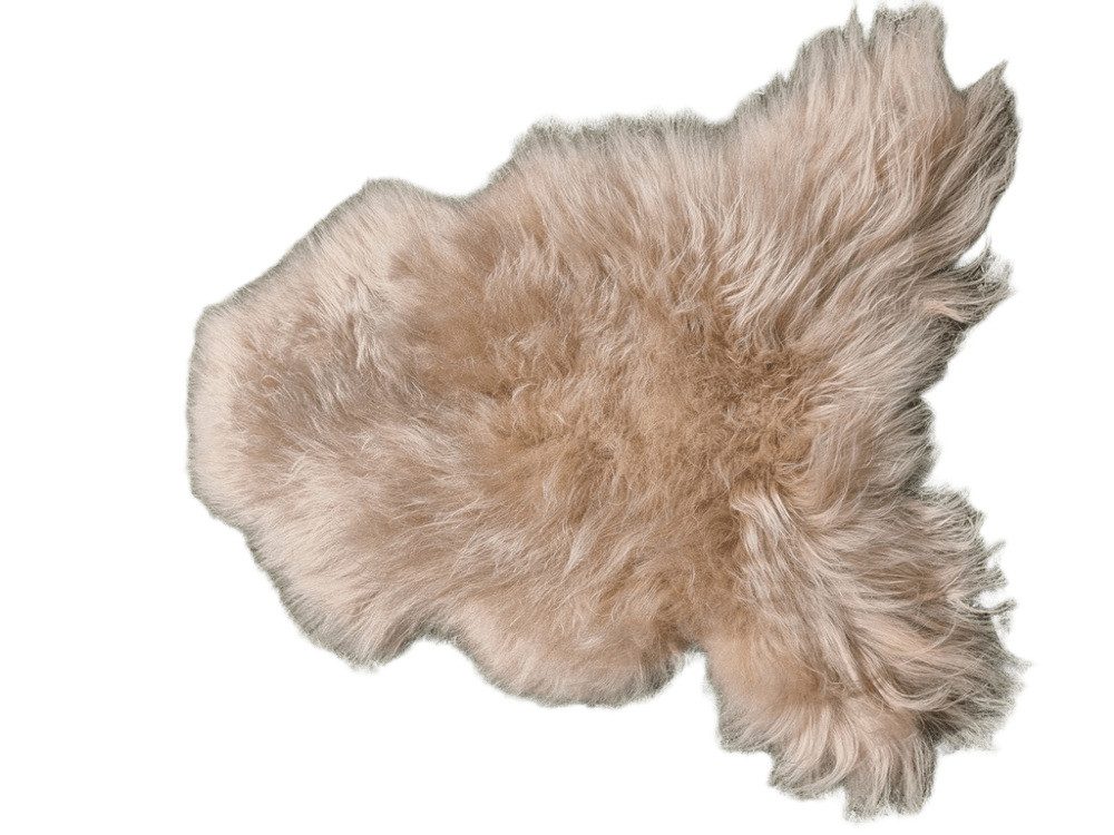Provellus Fellteppich Island Schaffell 100–110 cm – Echtfell hellbraun, lang & öko