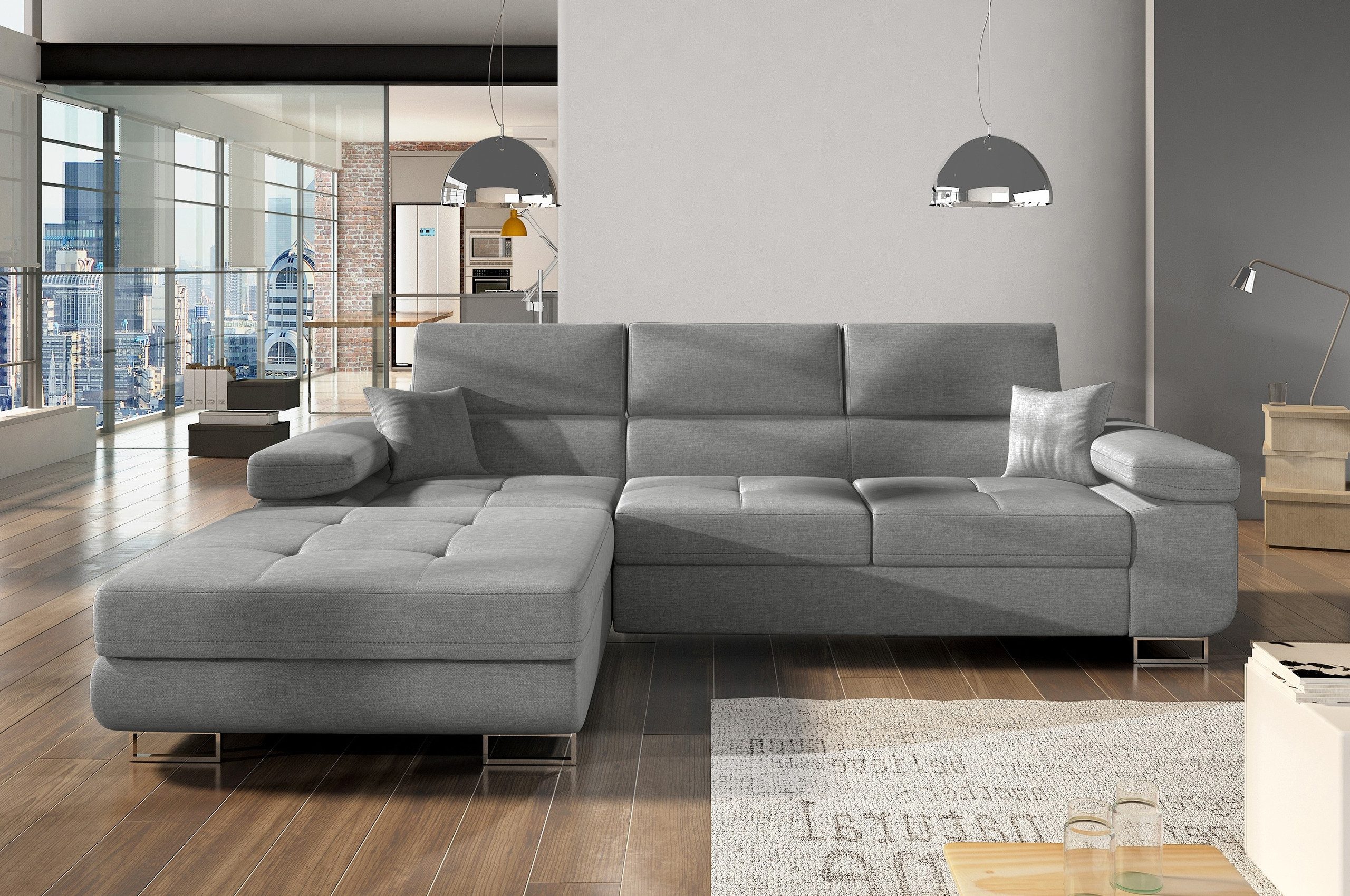 MF Design Polsterecke Amanda, mit Bettfunktion