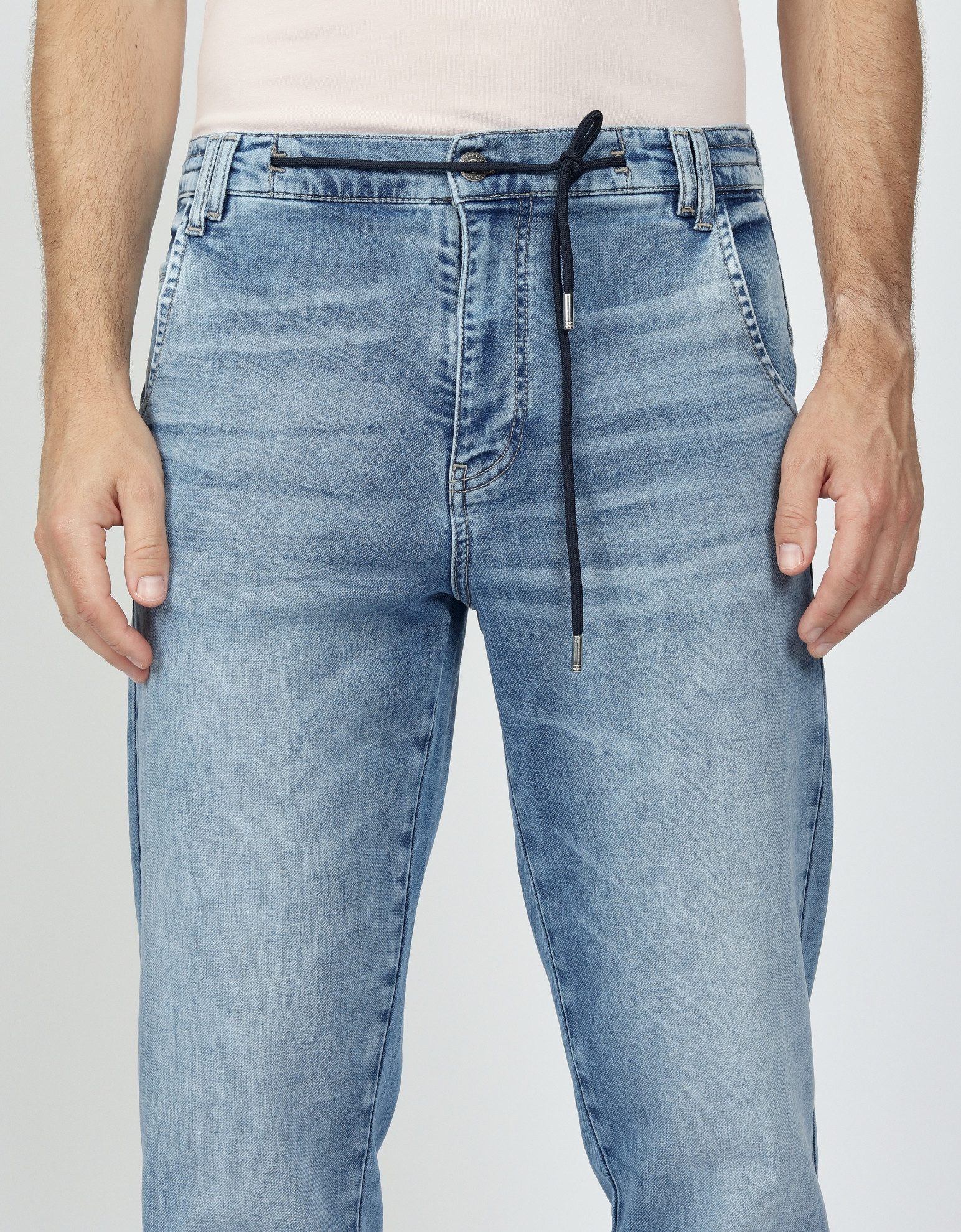 GANG 5-Pocket-Jeans 94MILO mit partiellem Gummibund