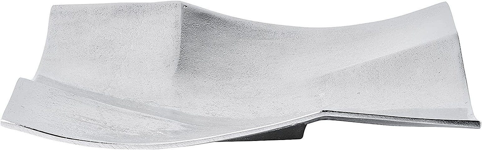 Dekoschale Dekoteller Schale Aluminium Luxus Metall - S 23 cm, M 30 cm, L 35 cm