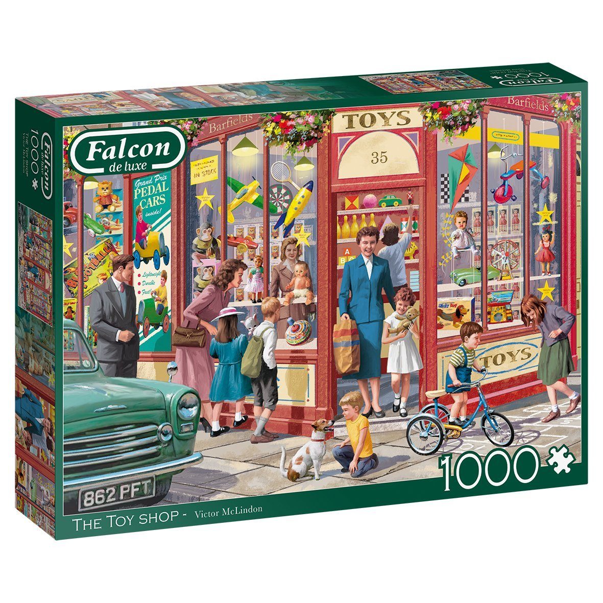 Jumbo Spiele Puzzle Falcon 11284 The Toy Shop 1000 Teile Puzzle, 1000 Puzzleteile, Made in Europe
