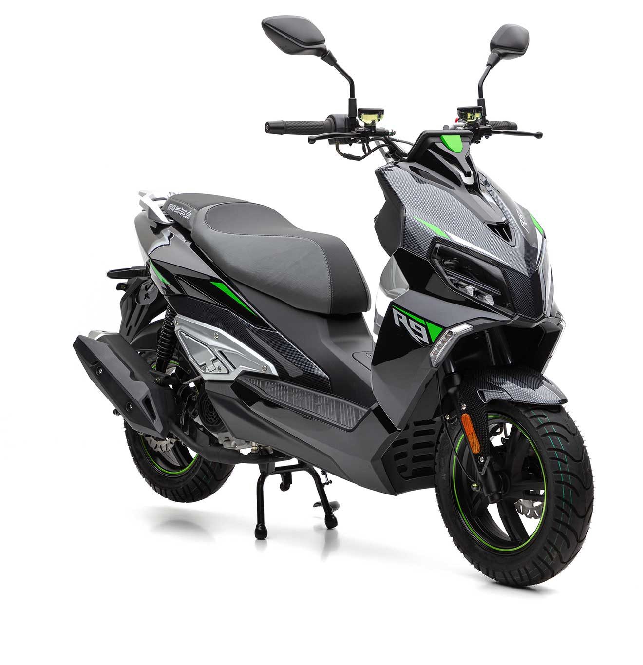 Nova Motors Motorroller Nova Motors R9 schwarz 45 km/h, 49,6 ccm, 45 km/h, Euro 5+