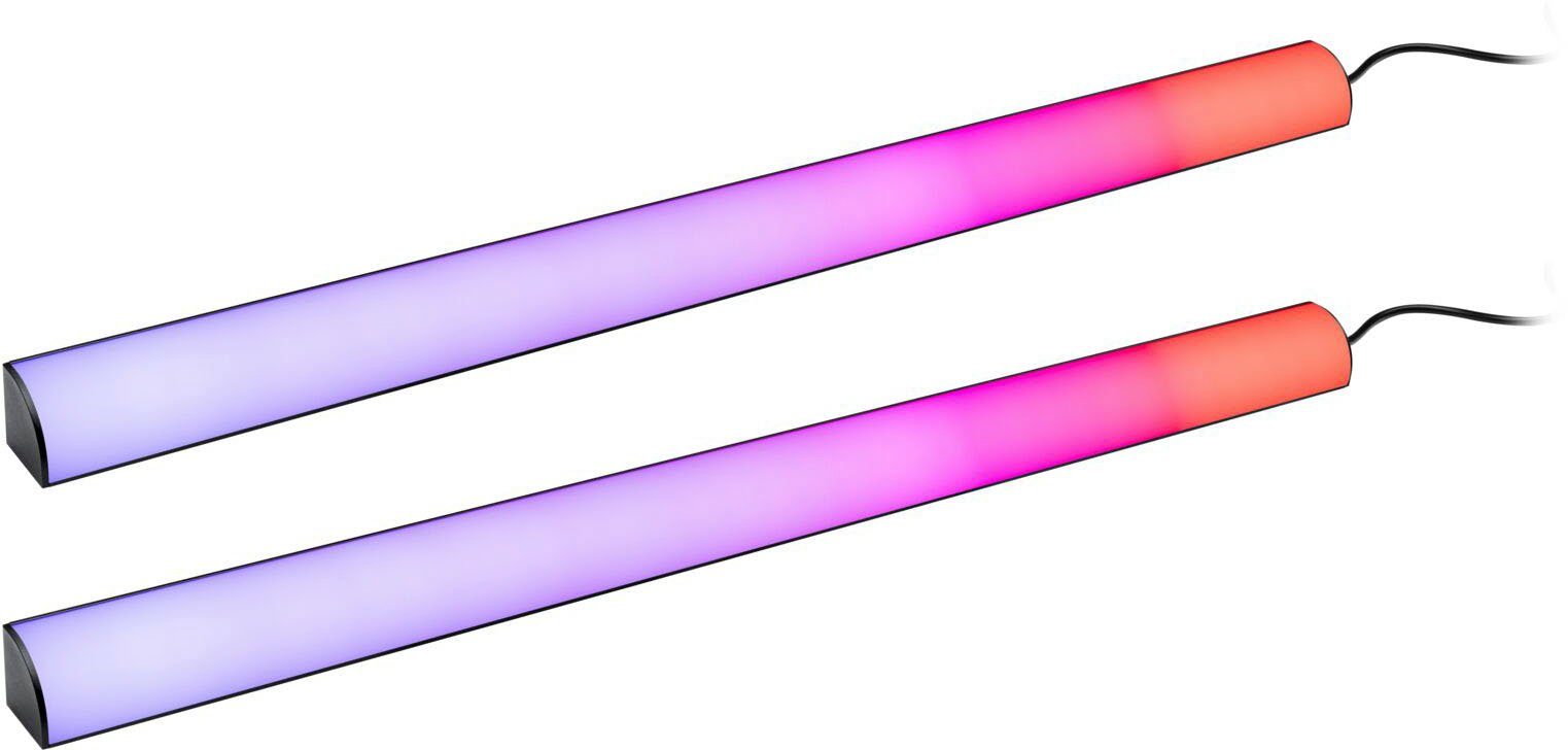 RGB EntertainLED 2x48lm, LED-Streifen 30x30mm Paulmann Rainbow Lightbar 2x1W 2-flammig Dynamic