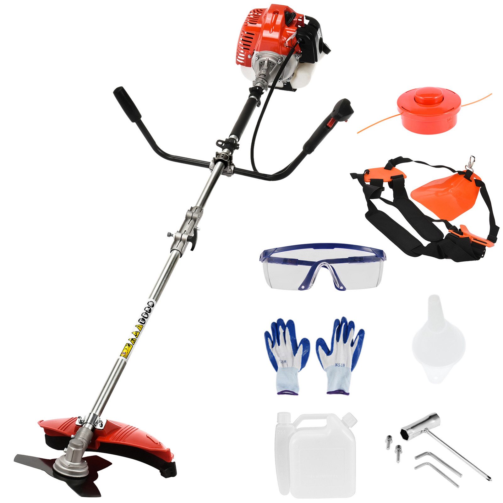 Rutaqian Benzin-Rasentrimmer 52 cc Benzin-Rasentrimmer, Gartengerät, günstig online kaufen