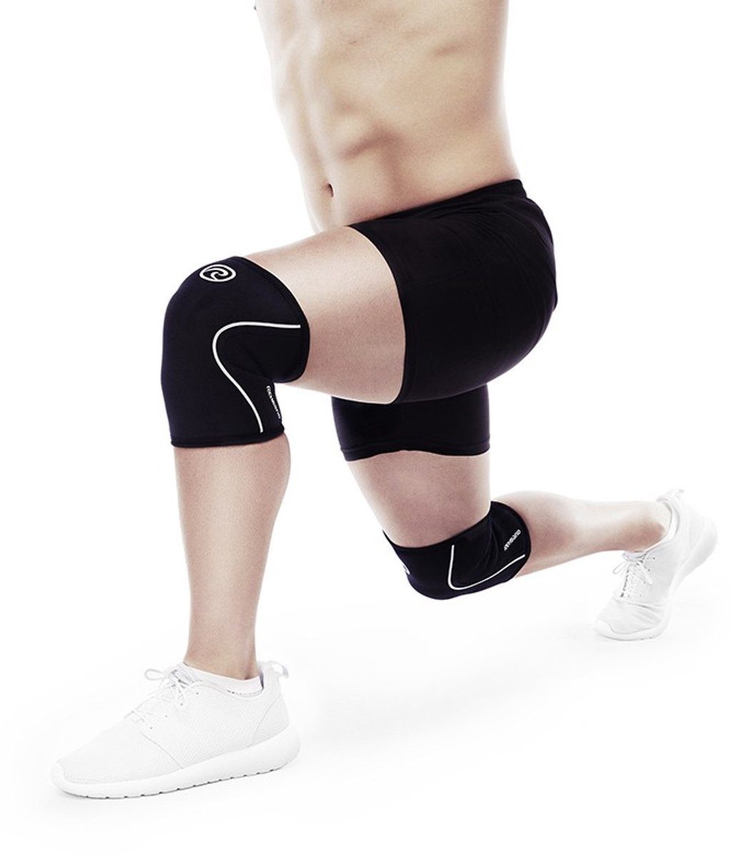 REHBAND Kniebandage RX Schwarz 5 mm Größe S (1-tlg)