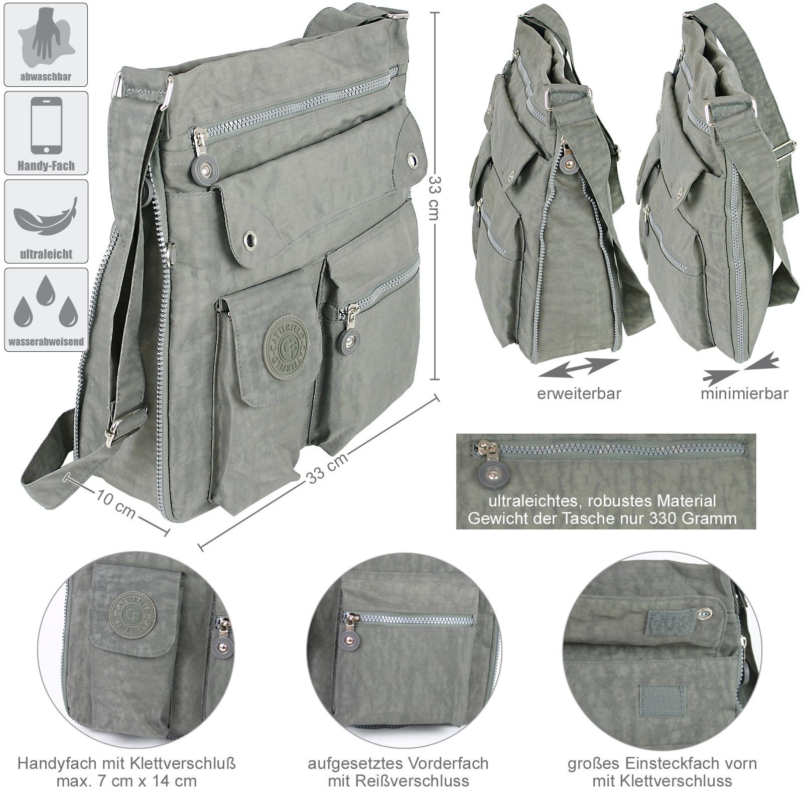CF CATTERFELD Umhängetasche - Damen Schultertasche, günstig online kaufen