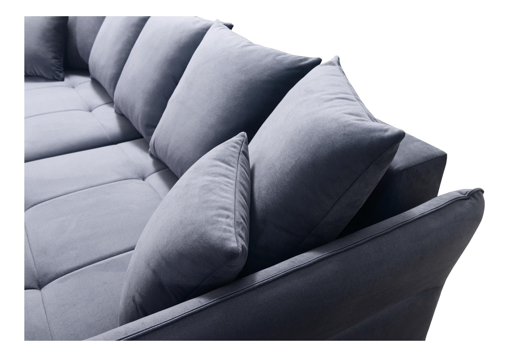 Furnix Ecksofa Auswahl, 133 mit x ausziehbare Sofa Schlaffunktion cm Liegefläche: Bettkasten, KAIROSS mit 234 EL10 Rosa