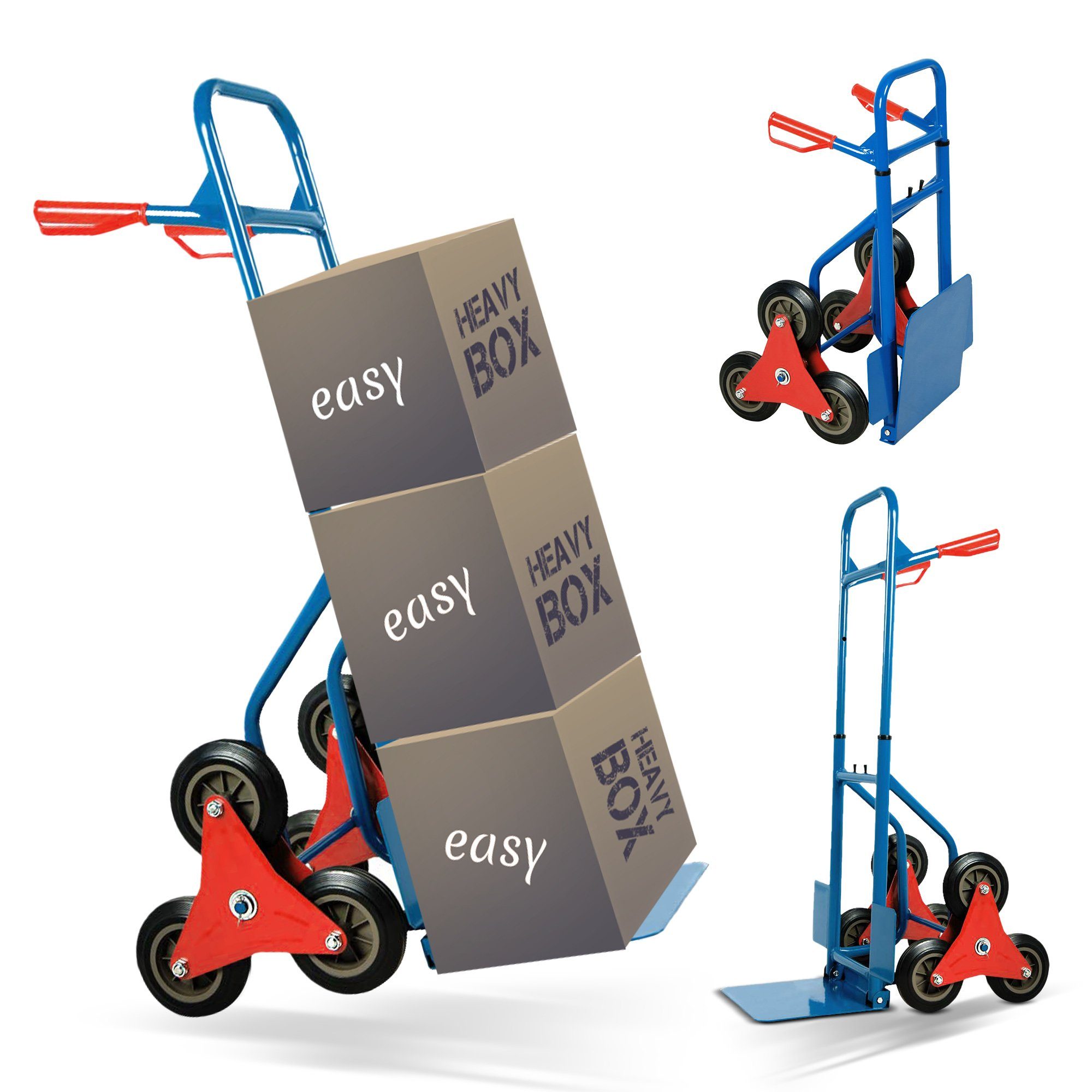 Stel4Style Treppensackkarre, Treppenkarre 200Kg Treppensackkarre Transportkarre Treppen-Sackkarre