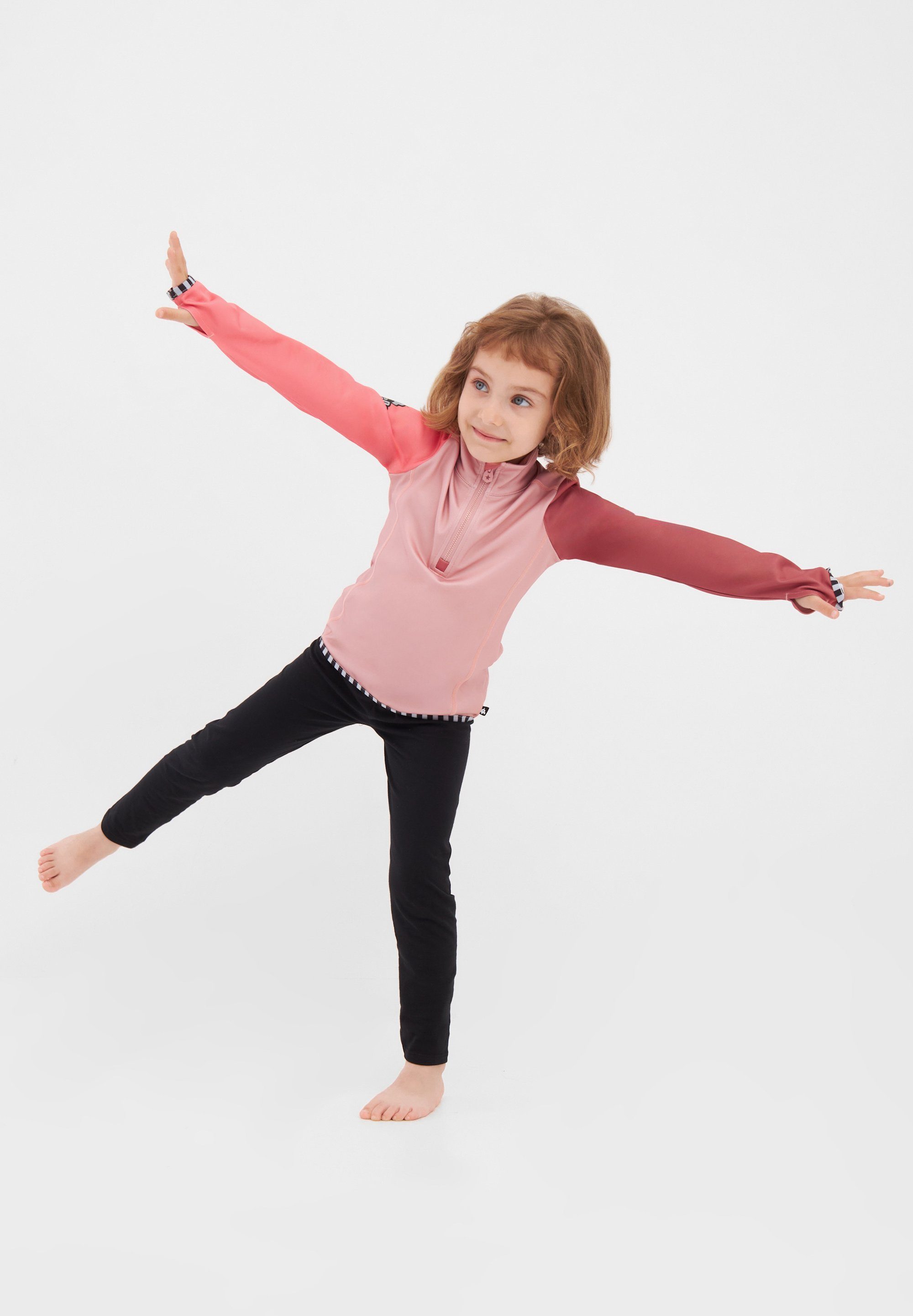 WeeDo Langarmhemd UNIDO Funderwear Feuchtigkeitsregulierendes Funktionsshirt für Kinder