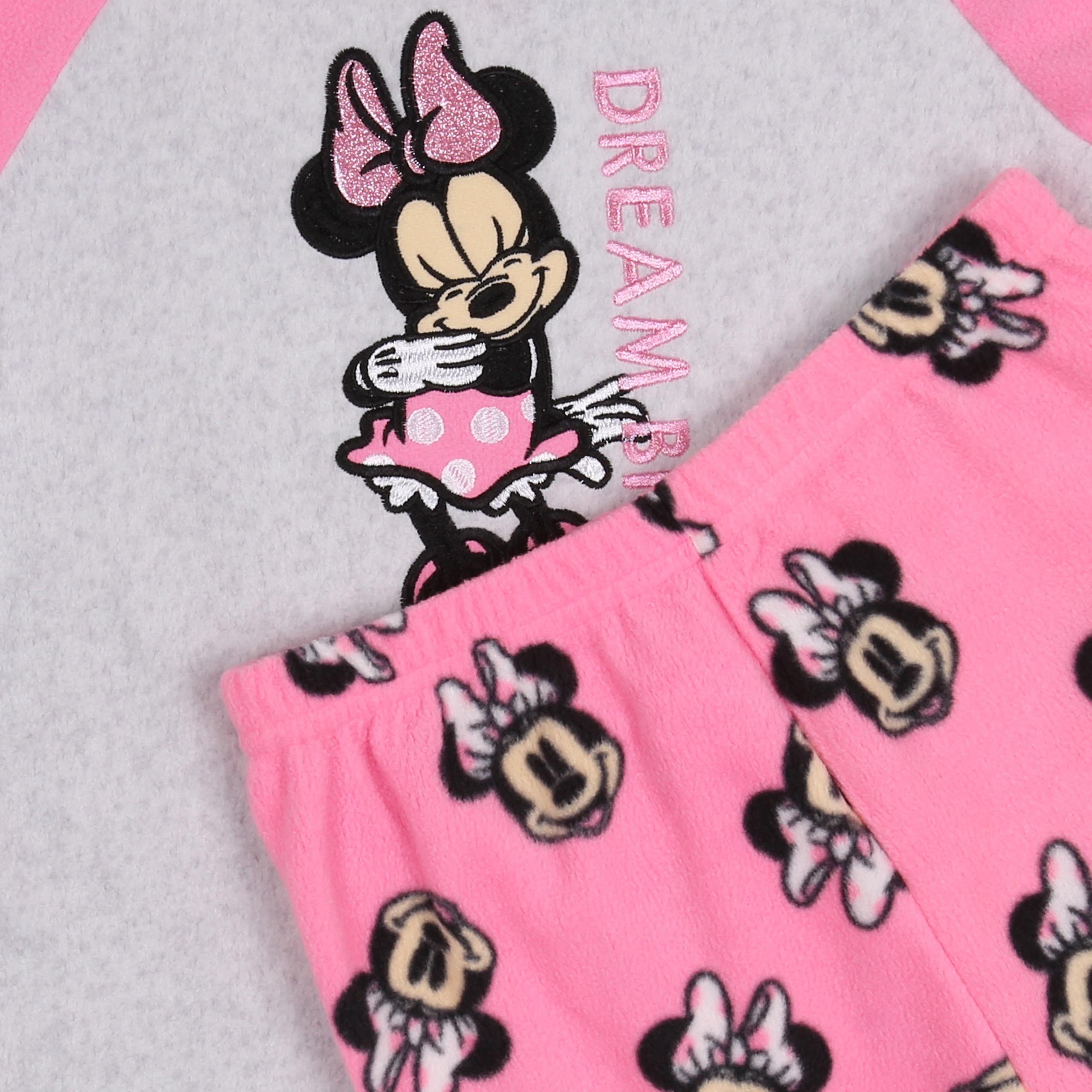 Schlafanzug Jahre Sarcia.eu 3-4 Mädchen Minnie Schlafanzug,pink-grau Maus DISNEY