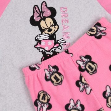 Sarcia.eu Schlafanzug DISNEY Minnie Maus Mädchen Schlafanzug, pink-grau, 6-7 Jahre