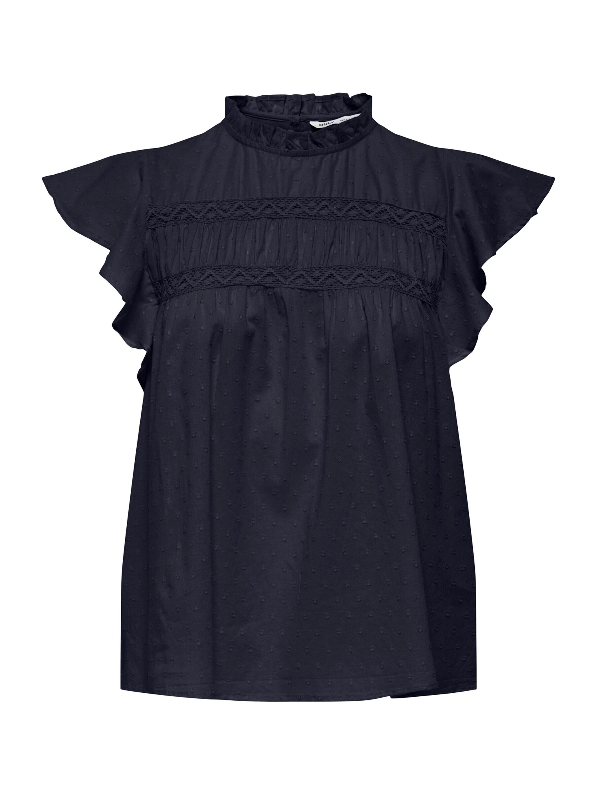 Rüschentop ONLKATTI S/S DOBBY TOP WVN NOOS