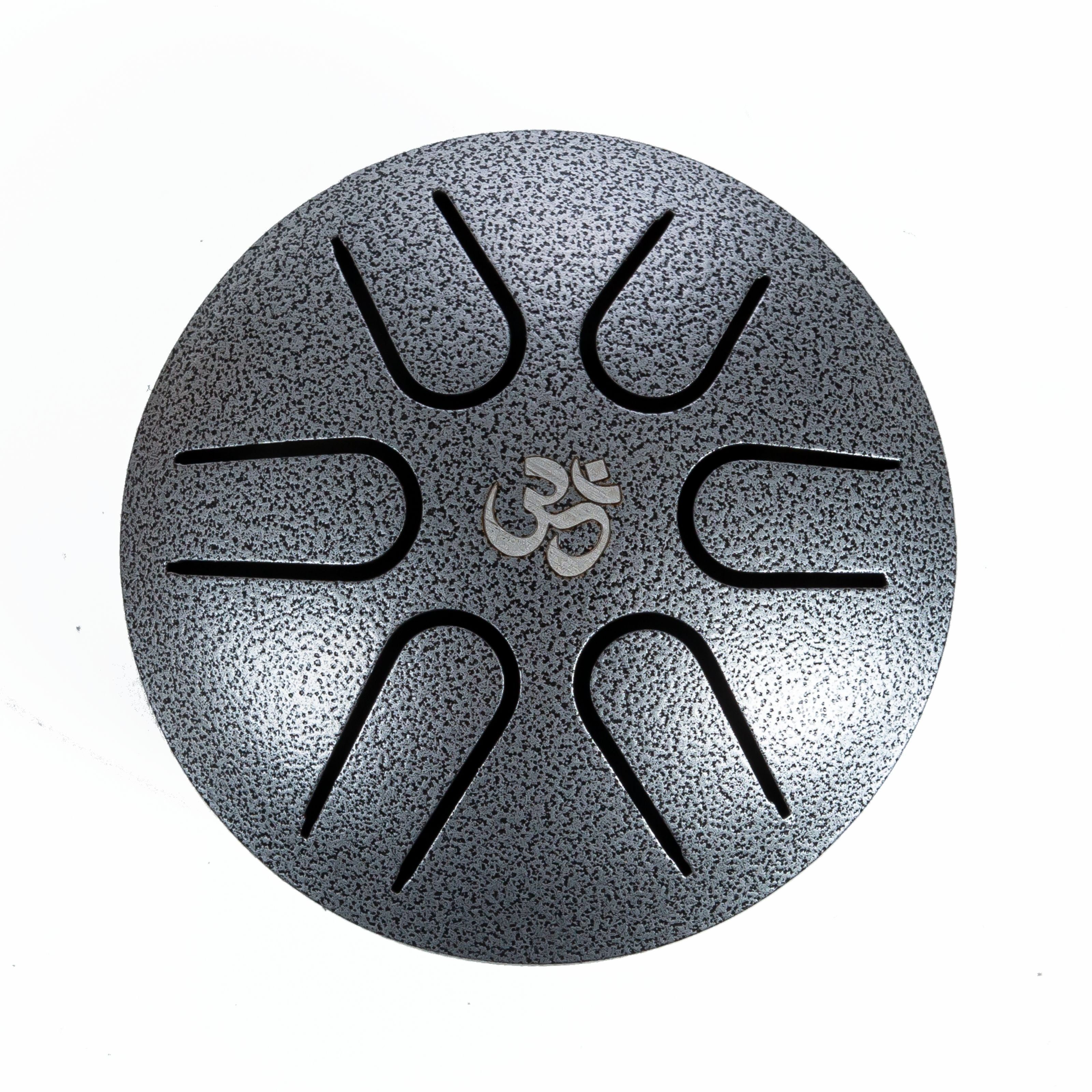 FAME Steel Tongue Drum,FS03 Mini Steel Tongue Drum 3" Pentatonic A 6 Töne inkl. Schlägel Silber Ideal für Kinder Meditation Musiktherapie", Handpans und Steel Tongue Drums, Steel Tongue Drums, Mini Steel Tongue Drum, Pentatonic A, Musiktherapie
