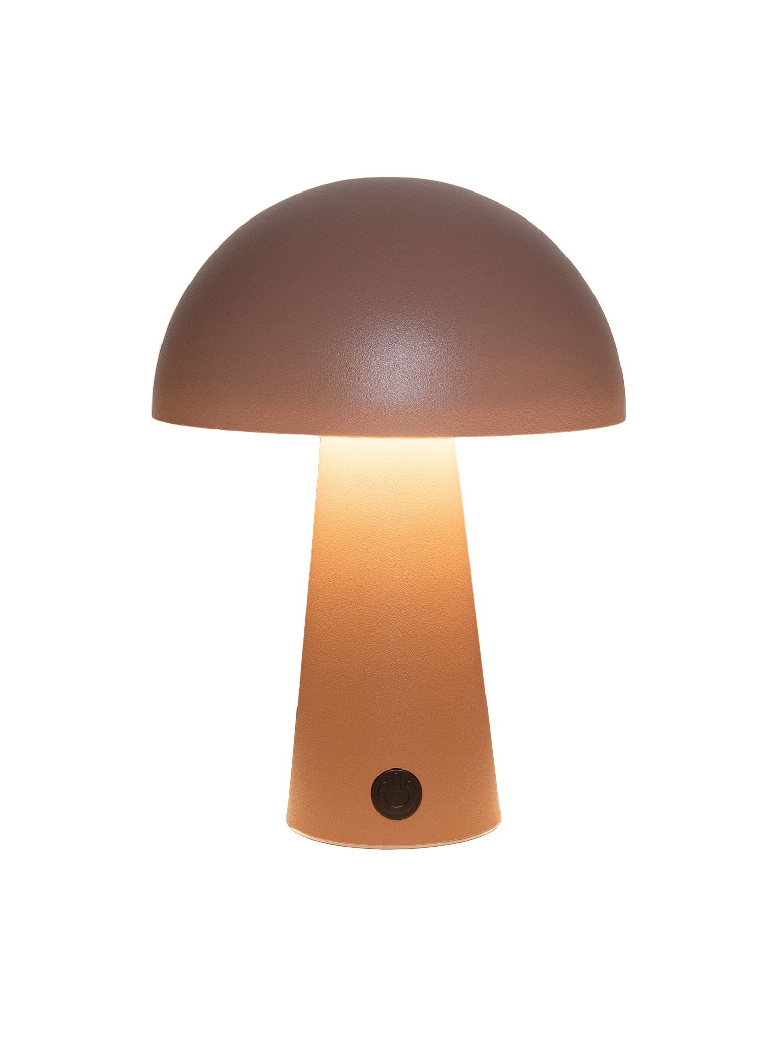 Coen Bakker Deco BV LED Außen-Tischleuchte Touch Tischlampe Pilzform Dimmbar Akku In-/Outdoor IP44, Touch-Funktion, LED fest verbaut, Kaltweiß, Warmweiß, Tageslichtweiß