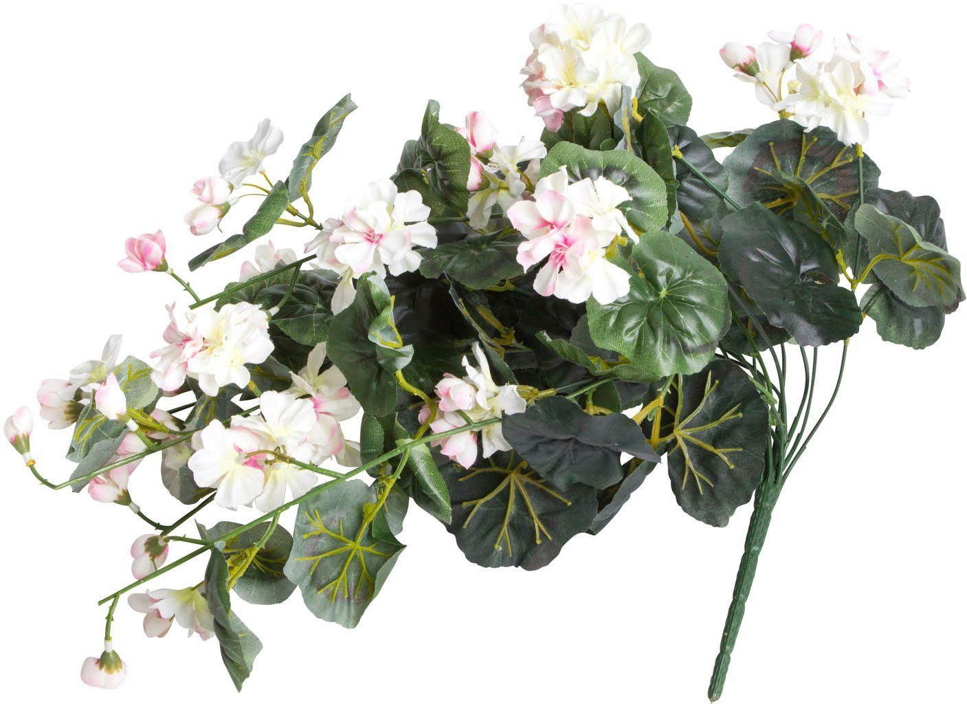 Kunstblume Geranienhängebusch Geranie, Botanic-Haus, Höhe 60 cm