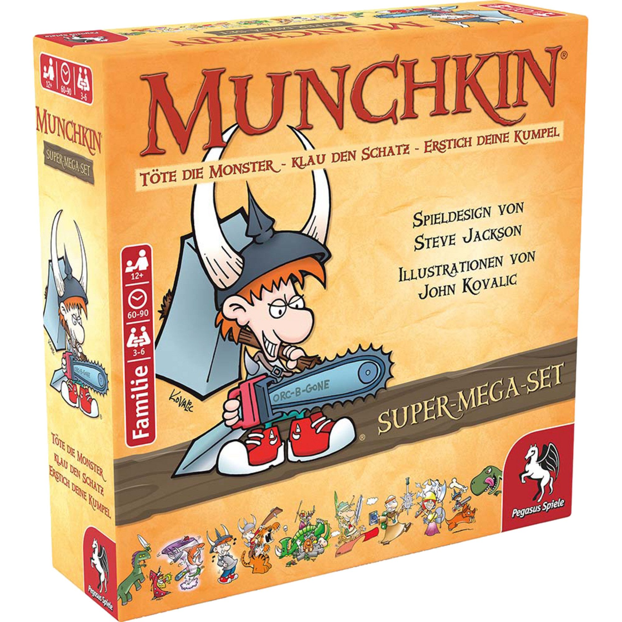 Pegasus Spiel Pegasus Munchkin Fantasy Super-Mega-Set