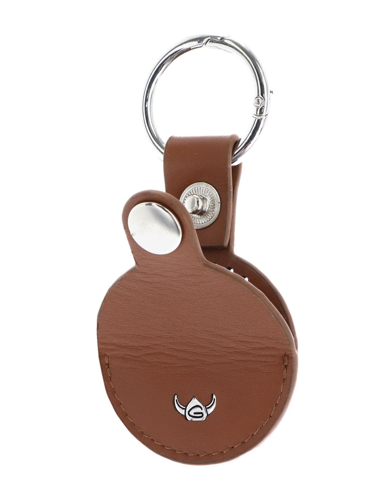 Golden Head Schlüsselanhänger Schlüsselanhänger für AirTag 5113, aus echtem Rindsleder
