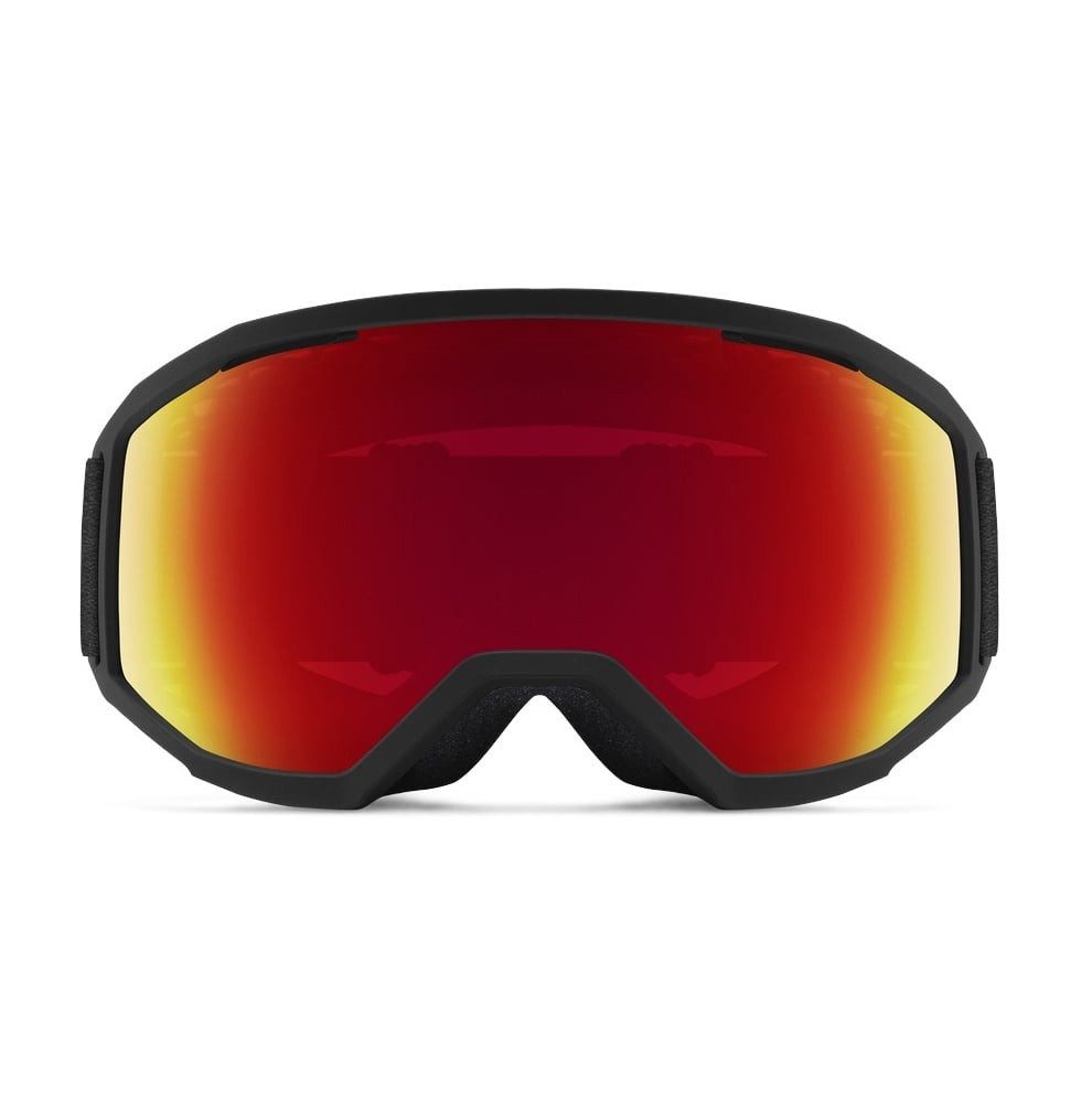Smith Fahrradbrille Loam MTB (Carbonic-X Glas, 100% UVA-UVB-Schutz) schwarz/rot - 1 Brille
