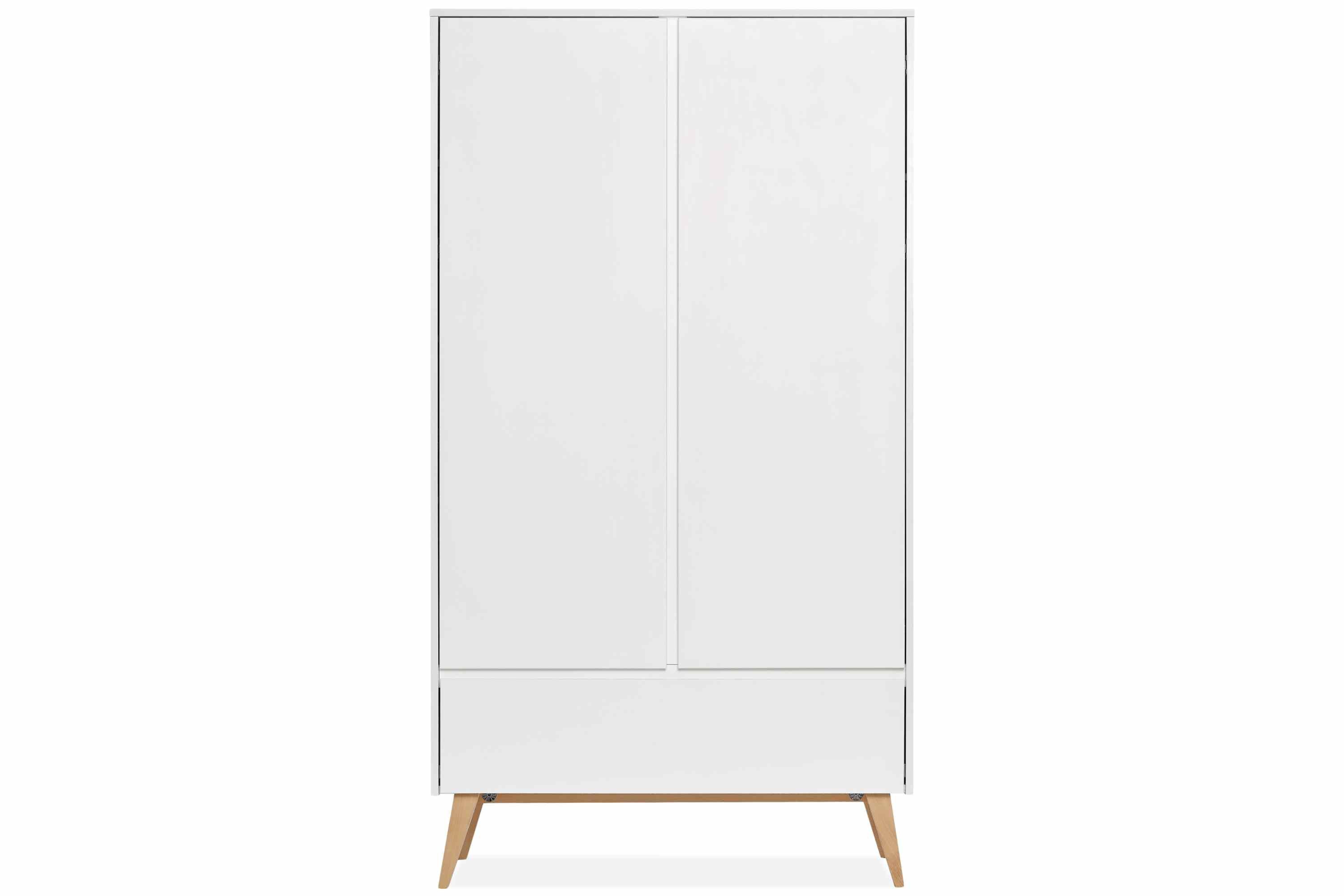 KONSIMO® Kleiderschrank DAMBI Kinderkleiderschrank, hergestellt in der EU, 4 Einlegeböden, mit Schublade
