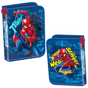 KiddiBex Schulranzen Spiderman (Set, 4-tlg., Tornister, Mäppchen, Turnbeutel & Regenschutz), Jungen 1. Klasse - Grundschule Ranzen - Ergonomischer Schulrucksack