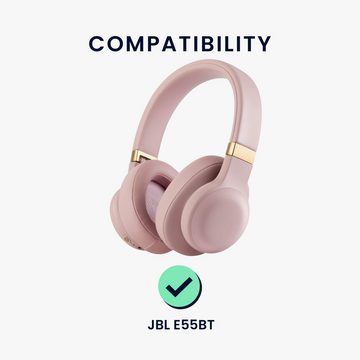kwmobile 2x Ohr Polster für JBL E55BT HiFi-Kopfhörer (Ohrpolster Kopfhörer Kunstleder für Over Ear Headphones Cooling Effekt)