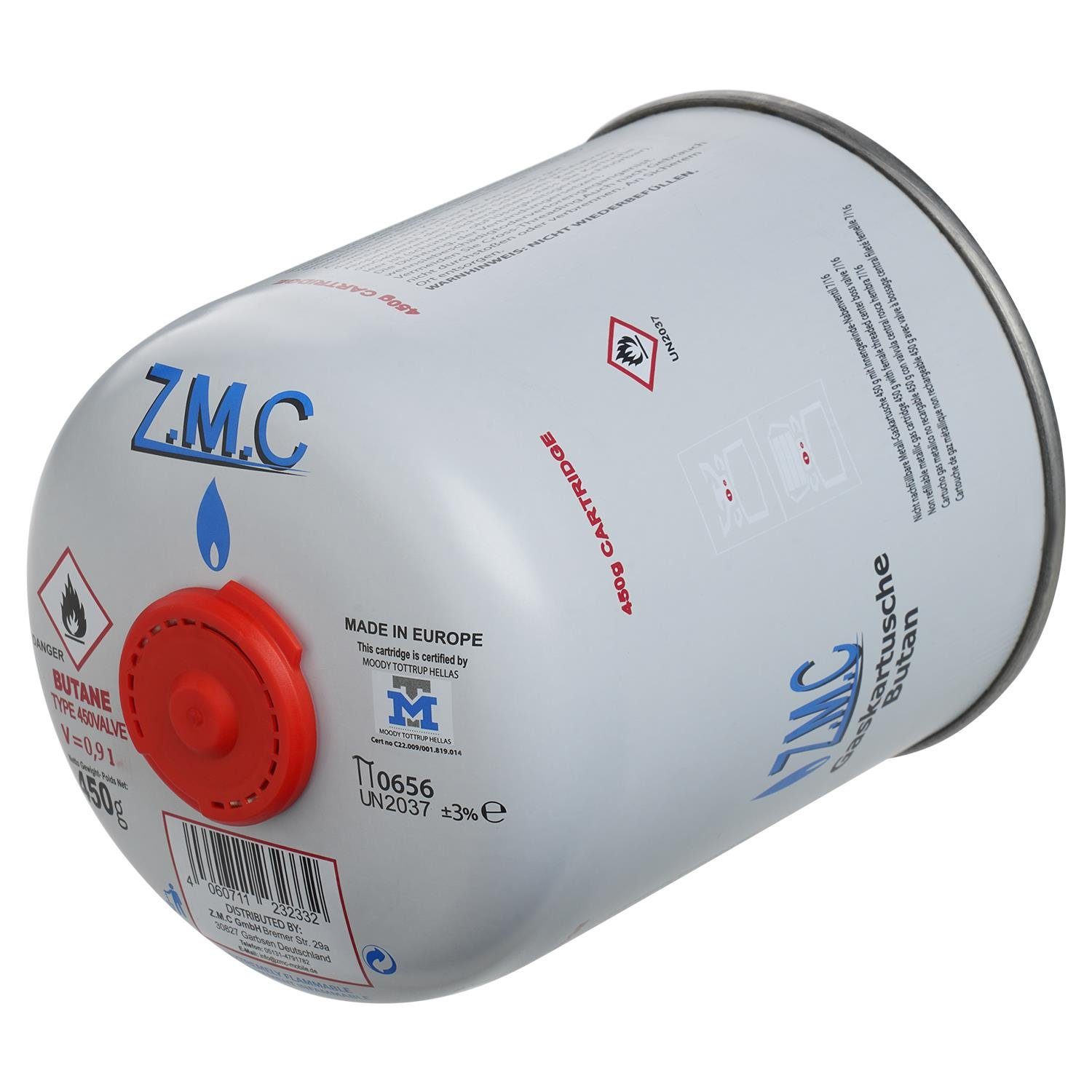 ZMC 7x Cartucce Di Gas 450g, 990ml Propano Butano Gas Cartuccia