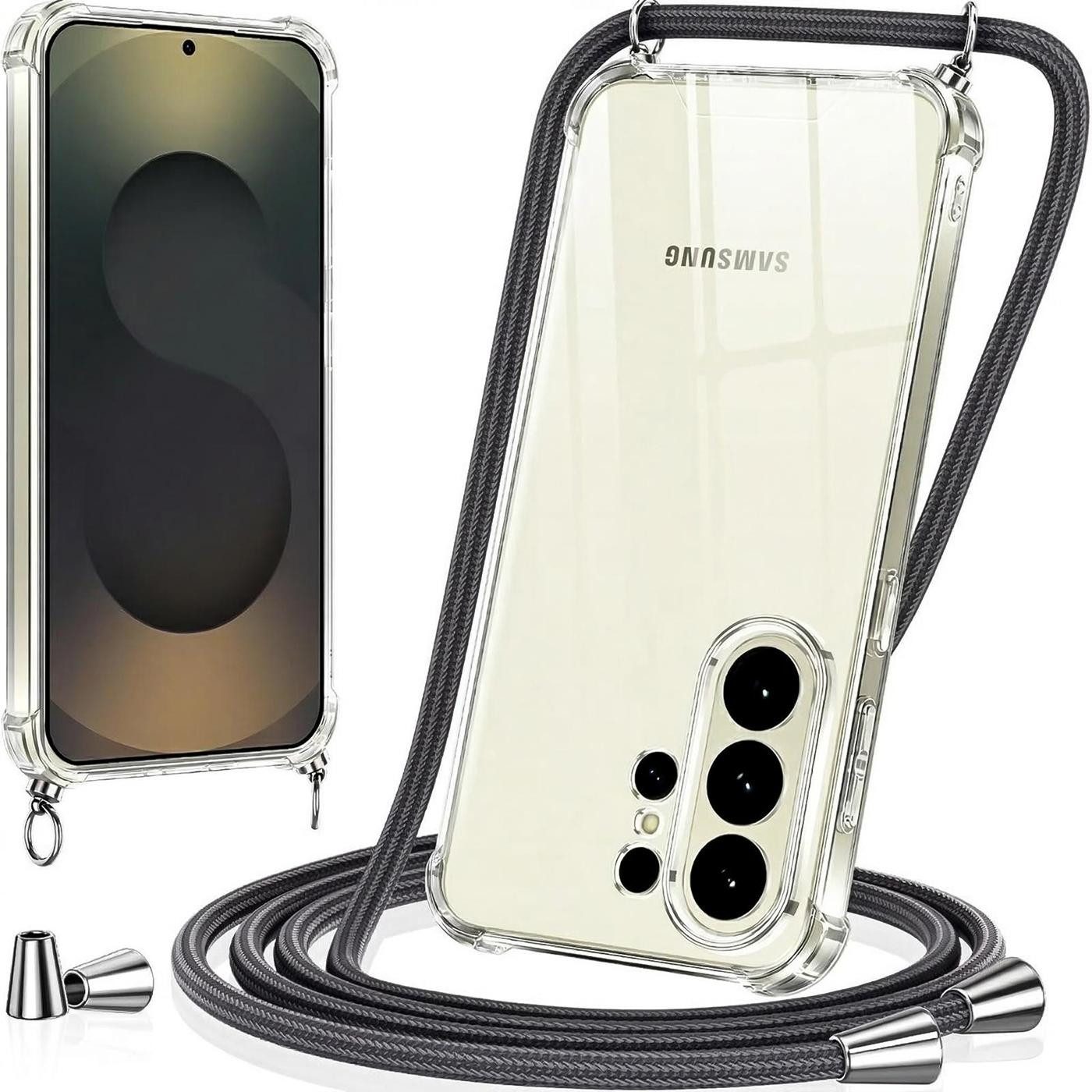 CoolGadget Handykette Handyhülle mit Handyband für Samsung Galaxy A57 5G, Case zum Umhängen Kette Halsband Kordel mit Hülle für Samsung A57 5G