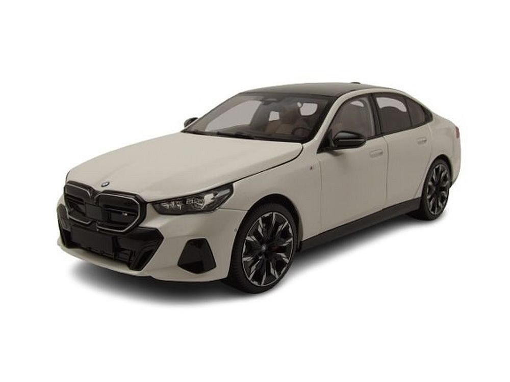 Modellauto BMW i5 2023 weiß metallic