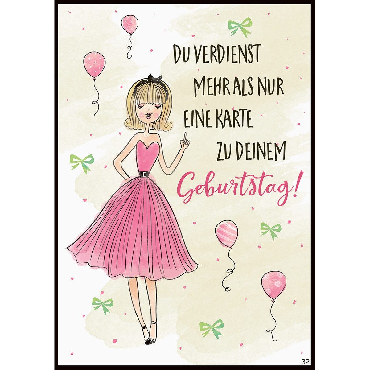 Depesche Geschenkkarte DEPESCHE Musikkarte Überraschung Motiv 32