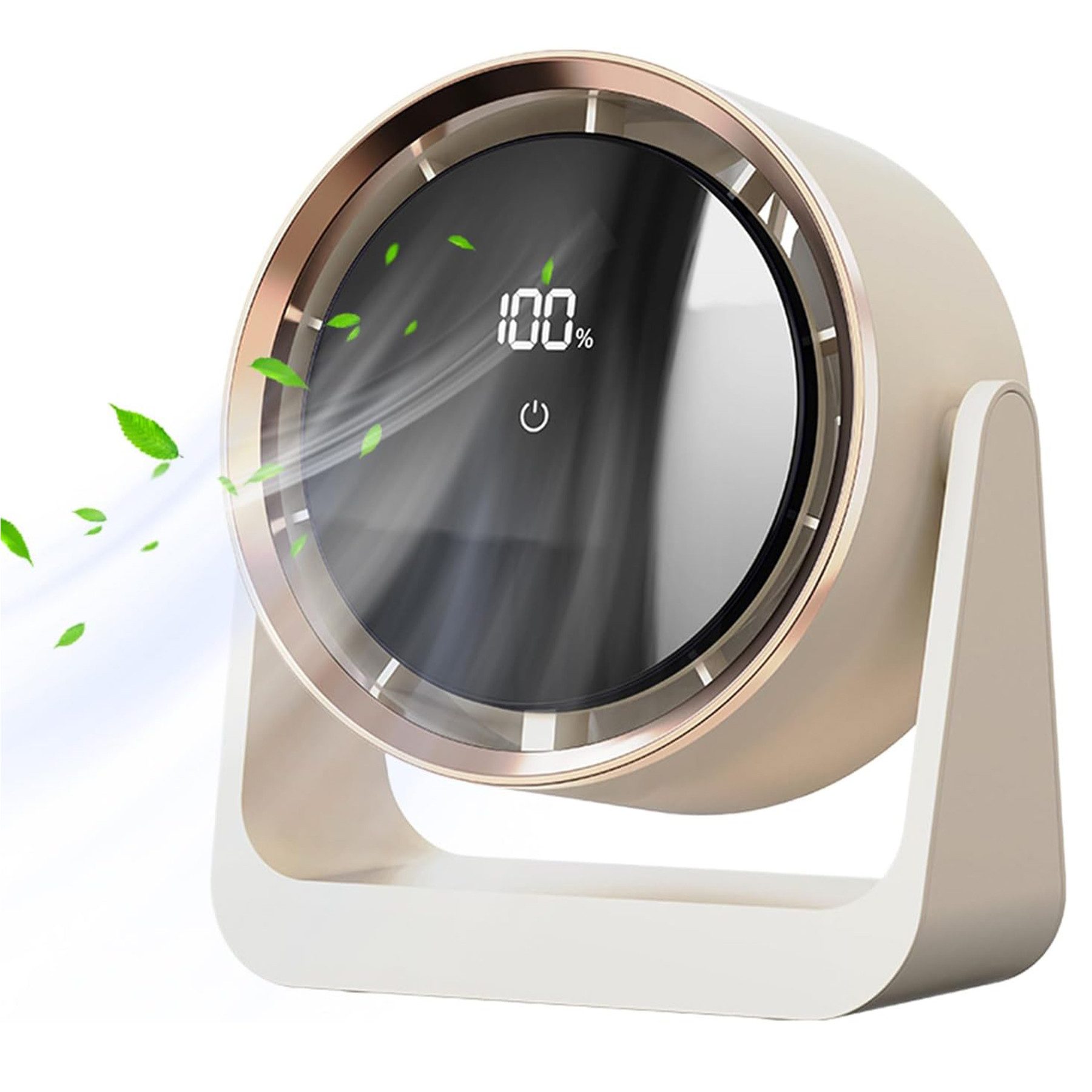Senmudi Mini USB-Ventilator Tischventilator Leise 2000mAh, günstig online kaufen