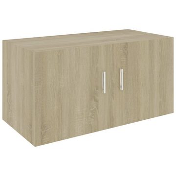 furnicato Wandregal Wandschrank Sonoma-Eiche 80x39x40 cm Holzwerkstoff