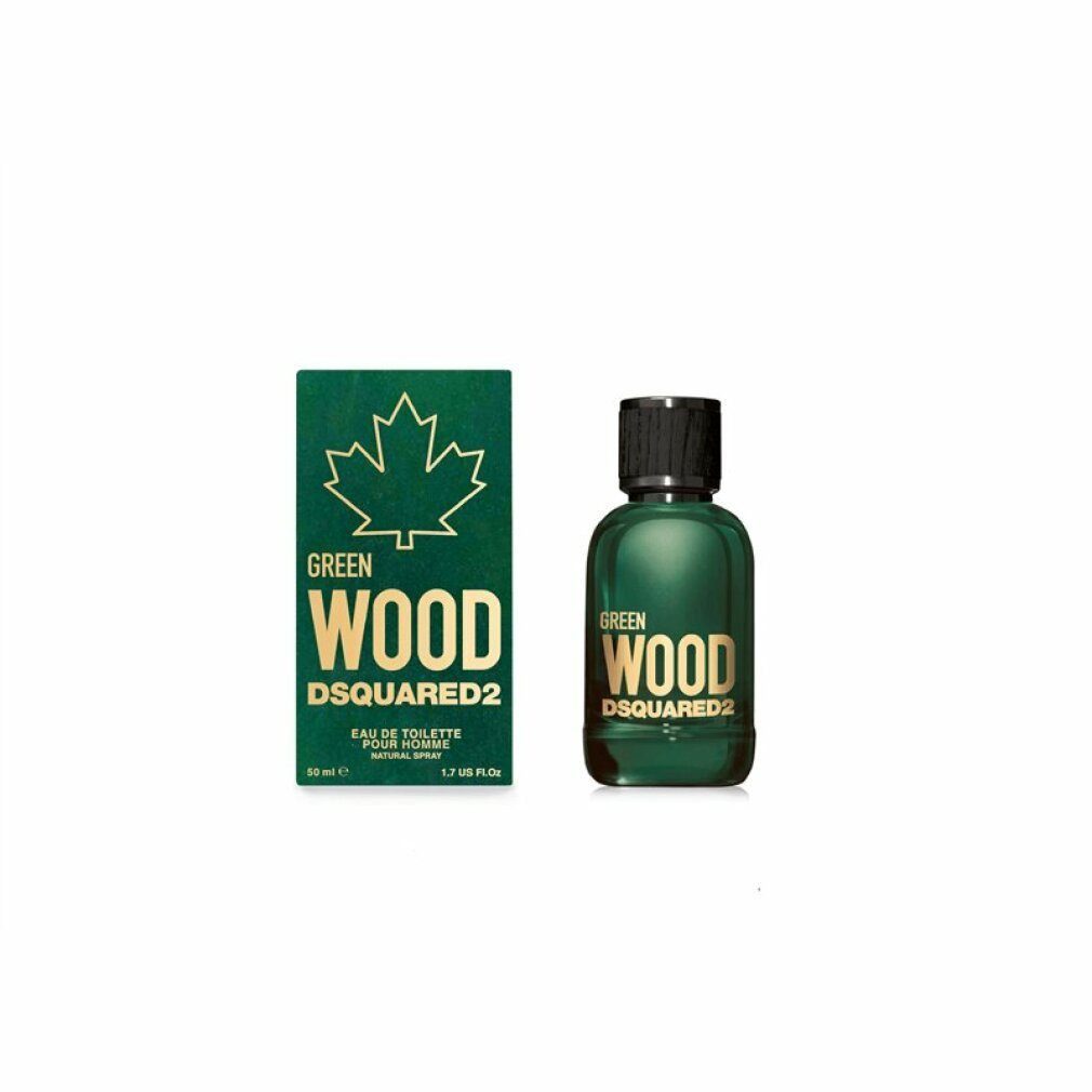 Dsquared2 Eau de Toilette Green Wood Pour Homme, Glasflakon, Parfüm EDT, Herrenduft