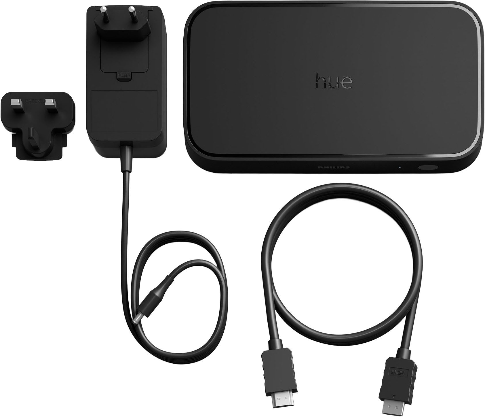 Philips Hue Verteiler HDMI Sync Box 8K 120Hz Entertainment, synchronisiert bis 10 Hue Lampen, Games, Filmen, Musik; fordert Bridge